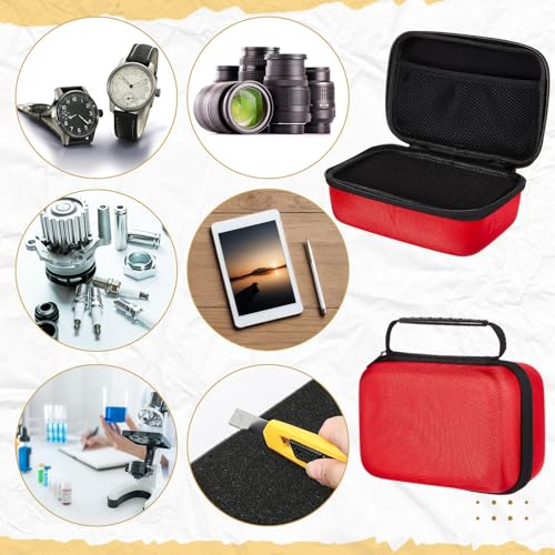 Relaxweex Hard Case with Foam, 7.8 X 6.3 X 3.5 Inch, Red - color: Red, size: 7.8 x 6.3 x 3.5 inch