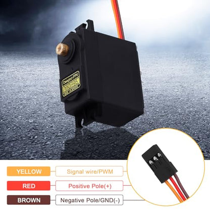 Deegoo-FPV MG995 13KG High Torque Metal Gear Servo Motors, 2-Pack - style: MG995-2pack