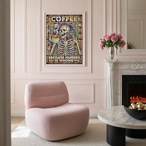 Skull Diamond Art Kits for Adults Funny Diamond Painting Kit for Beginner - color: DP03544