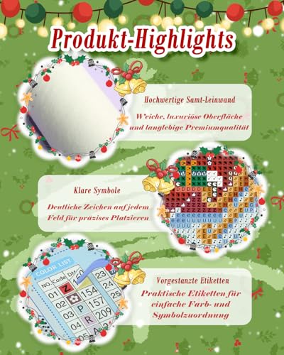 forever young Christmas Small Diamond Art Kits, 5x7 Inch Canvas - color: Christmas