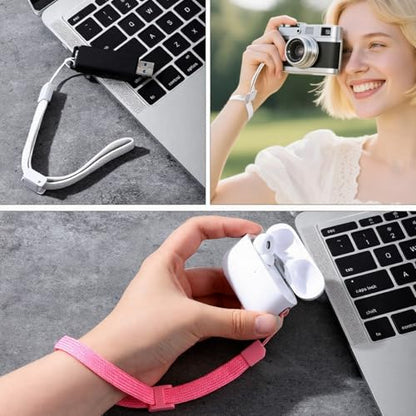 7 PCS Hand Wrist Strap, Adjustable Phone Lanyards for Wii Remote Multi Purpose Wristbands Phone Strap Wristlet Wristband with Lock for Wii Remote Controller, MobilePhone, Mp3, Digital Camera