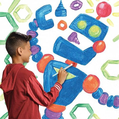 Crayola Washable Kids Paint, Yellow, 16oz - color: Yellow