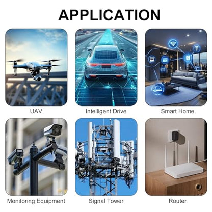 2Pcs 6dBi WiFi Antenna 2.4GHz 5GHz 5.8GHz RP-SMA Male Bluetooth Antenna Audio Range for USB Adapter Camera Video Surveillance Monitor PC Computer WiFi Router Wireless Network Card - size: 2pcs 6dBi
