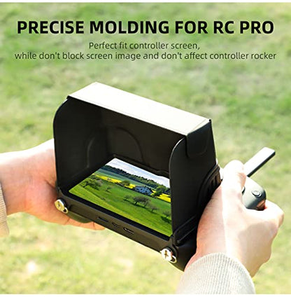 Sunnylife Drone Controller Cover for DJI Mavic 3, Black Sun Hood Sunshade, Drone Accessory