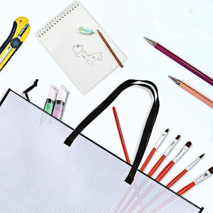 Opret Art Portfolio Bags 19X25 Inch with Handle and Zipper - color: 2 Pack