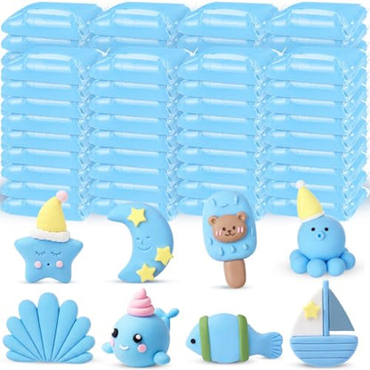 VioraWhite 72 Pcs 38oz Air Dry Clay Bulk Modeling Clay,Sky Blue - color: Sky Blue