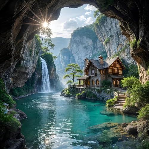 scenery Diamond Art Kits for Adult Diamond Painting Kit for Beginner - color: DP04668
