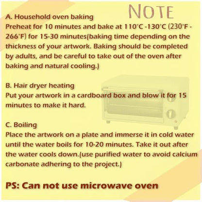 ReArt Polymer Oven-Bake Doll Clay, Non Toxic 1.1Lbs Premium, Non Toxic, Soft, Sculpting Modeling Polymer Clay