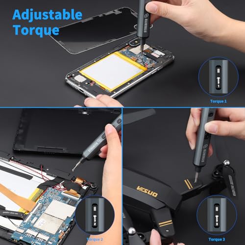 STREBITO Mini Electric Screwdriver, 70 in 1 Small Electric Screwdriver Set - style: Upgraded