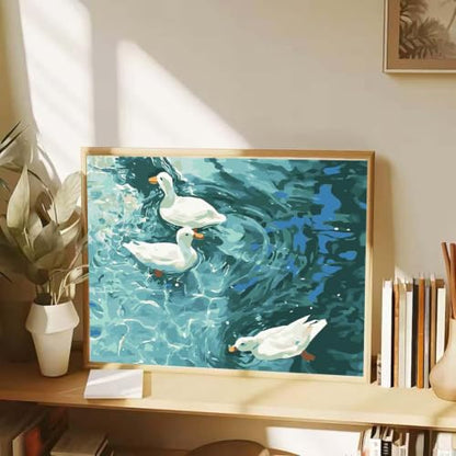 ZeeLionArt Diamond Art Kit, Duck Animal, 16 x 12 Inch - color: DP04317