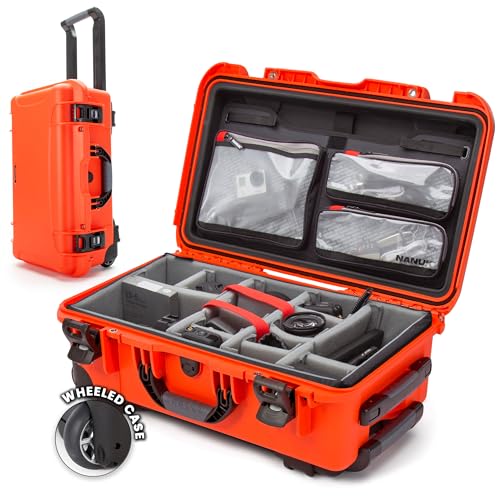 NANUK 935 Pro Photo Kit Camera Case, Waterproof Wheeled Hard Case, Carry-On - color: Orange - Pro Photo Kit