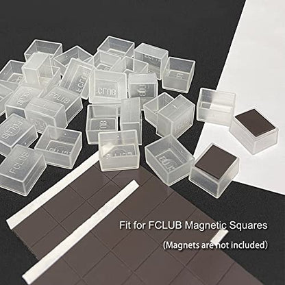 FCLUB 150PCS Transparent Watercolor Half Pans, Empty Paint Pans - style: 150Pcs Transparent Half Pans