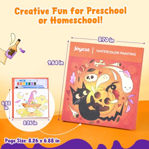 JoyCat Paint with Water Coloring Books for Toddlers (Halloween) - style: Halloween