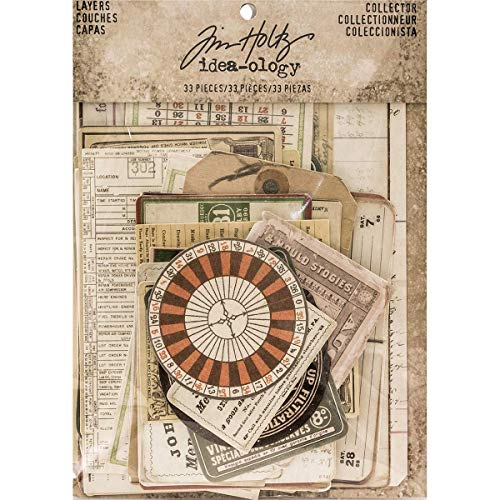 Tim Holtz Idea-Ology Layers Collector TH Ideaology 5x7 inches