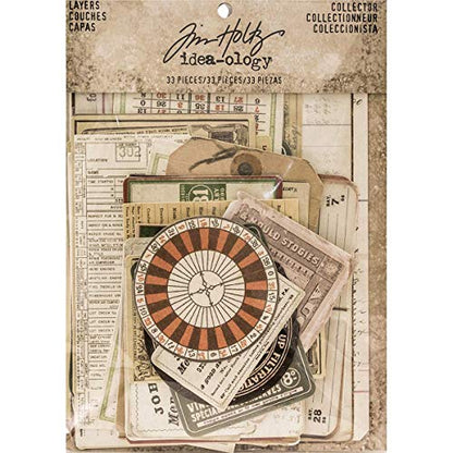 Tim Holtz Idea-Ology Layers Collector TH Ideaology 5x7 inches