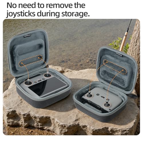 Carrying Case for DJI Mini 5 Pro, Compact Storage Bag Portable Carrying Case Compatible with D-J-I Mini 5 Pro Controller (DJI RC 2, RC-N3) - style: Controller