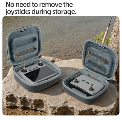Carrying Case for DJI Mini 5 Pro, Compact Storage Bag Portable Carrying Case Compatible with D-J-I Mini 5 Pro Controller (DJI RC 2, RC-N3) - style: Controller