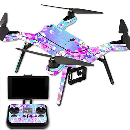 MightySkins Skin Compatible with 3DR Solo Drone Quadcopter wrap Cover Sticker Skins in Bloom