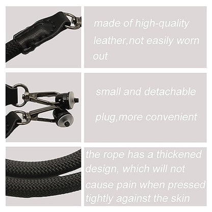 DJI Mavic 3/2/Air2S Drone Controller Anti-Fall Neck Strap with RC Pro Lanyard Strap (Black) - color: Black