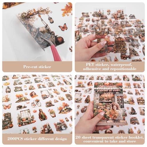Autumn Theme Scrapbooking Supplies Kit for Adult - color: Yellow