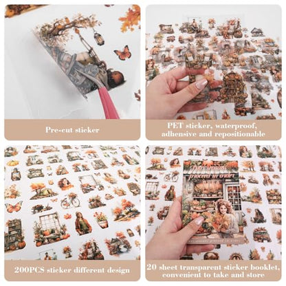 Autumn Theme Scrapbooking Supplies Kit for Adult - color: Yellow