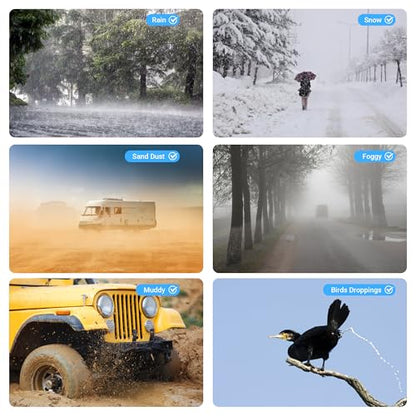2PCS Clear Camera Rain Cover w Flash for Camera + Lens up to 6.3"x9.8"(DXL) - color: (2Pack)for Camera w Flash