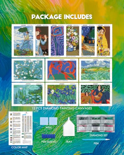 forever young Masterpiece Series Small Diamond Art Kits, 5x7 Inch Canvas - color: Masterpiece Series