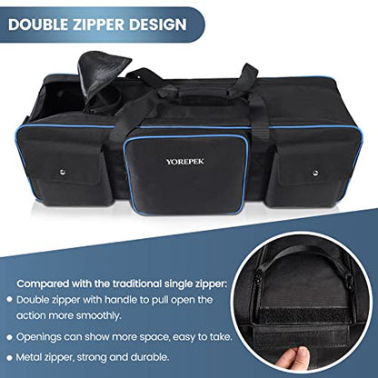 YOREPEK 30.5" Heavy Tripod Carrying Case Bag with 2 Padding Protective Pads - color: 30.5*9.5*9.5