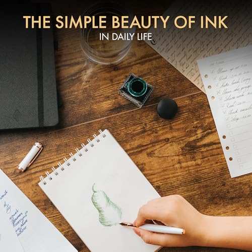 Wordsworth & Black Fountain Pen Ink Bottle, 30ml, Green, Smooth - color: Green