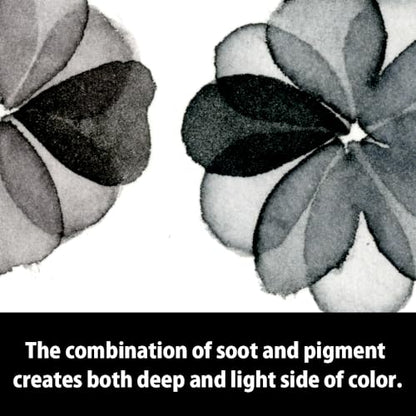 Kuretake Gansai Tambi SUMI COLORS, 6 colors set, Made in Japan - style: Sumi