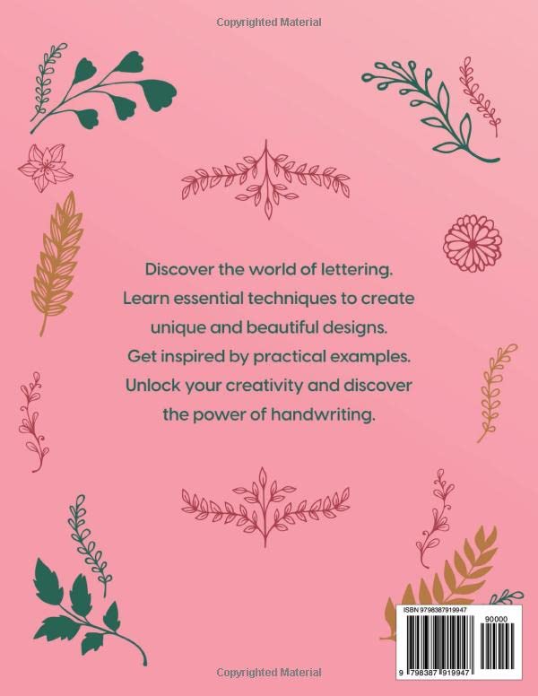 Hand Lettering For Beginners Workbook Holalettering: Learn How To Make Lettering With Traceable Alphabets, Step By Step Instructions, Tips, ... Book For Absolute Beginners, Kids Or Teens