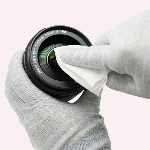 UES 80 Packs of Superfine Lint Free Microfiber Cloth for Lens Cleaning - size: 80pcs