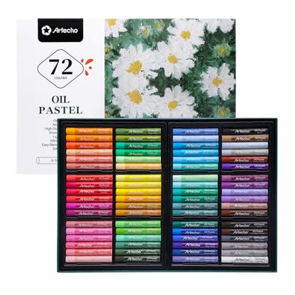 Artecho Oil Pastels Set of 72 Colors (10 x 70 mm)