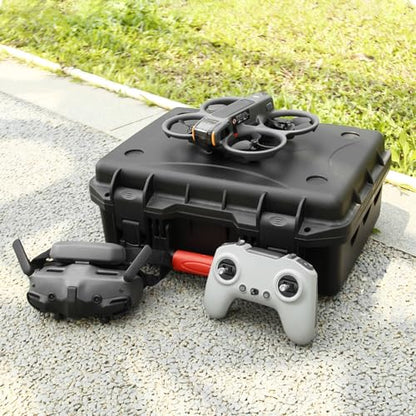 FPVtosky Hard Case for Avata 2 Drone Combo, Waterproof Carrying Case, Fits DJI Goggles 3 [NOT for Goggles N3], RC Motion 3 & DJI FPV Remote Controller 3 Accessories [CASE ONLY] - style: Hardshell Case
