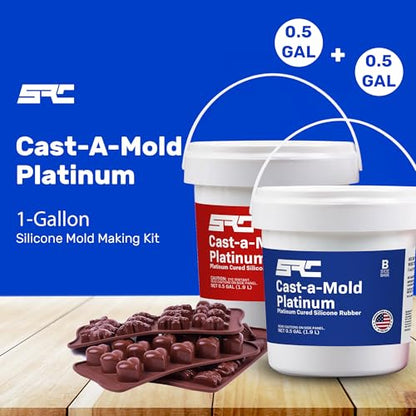 Cast-a-Mold Platinum 1 Gallon, Food Grade Silicone Rubber - size: 1 Gal