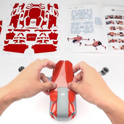 WRAPGRADE Skin Stickers Compatible with DJI Air 3 | Full Wrap (Airforce Silver) - color: Airforce Silver