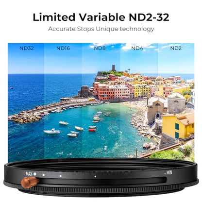 K&F CONCEPT 72mm Variable ND2-32 & CPL Polarizing Effect in 1 Lens Filter - size: 72mm