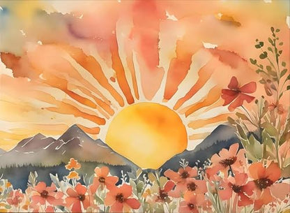 Sunrise Diamond Art Kits for Adult Diamond Painting Kit for Beginner - color: DP02592