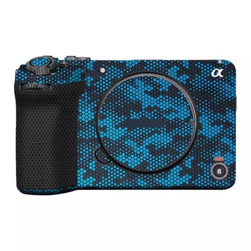 Camera Skin Wrap Anti-Scratch Sticker Coat Vinly Protective Film Body Protector Decals Cover for Sony FX30(Mamba Blue) - color: Mamba Blue