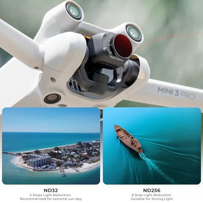 K&F Concept Mini 3 Pro Variable ND32-512 (5-9 Stop) ND Filter Compatible with DJI Mini 3 Pro, 28 Multi-Coated Mini 3 Pro Accessories - style: ND32-512