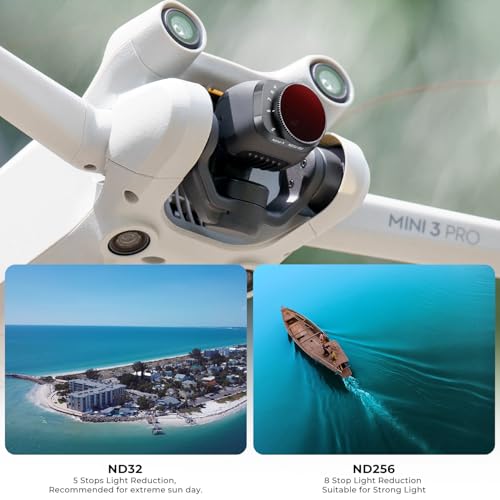 K&F Concept Mini 3 Pro Variable ND32-512 (5-9 Stop) ND Filter Compatible with DJI Mini 3 Pro, 28 Multi-Coated Mini 3 Pro Accessories - style: ND32-512