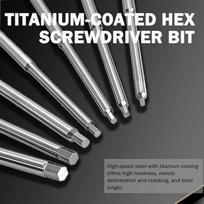 RC Hex Driver Screwdriver Bits 0.9–3.0mm Replacement 7PCS - color: 7-pcs Hss Bits