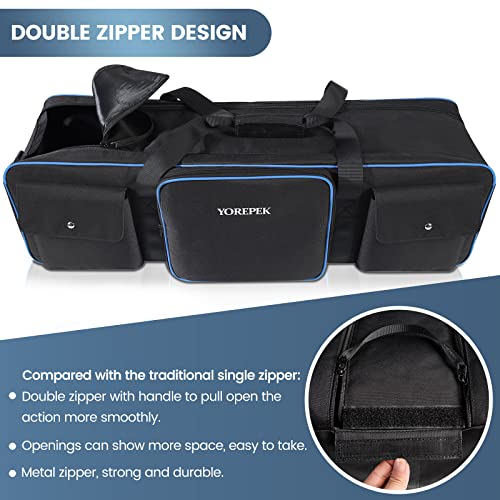 YOREPEK 40.5" Heavy Tripod Carrying Case Bag with 2 Padding Protective Pads - color: 40.5*9.5*9.5