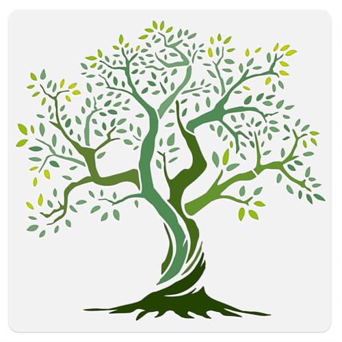 Tree of Life Stencil, Reusable Painting Template, DIY Home Decor - style: Tree of Life A