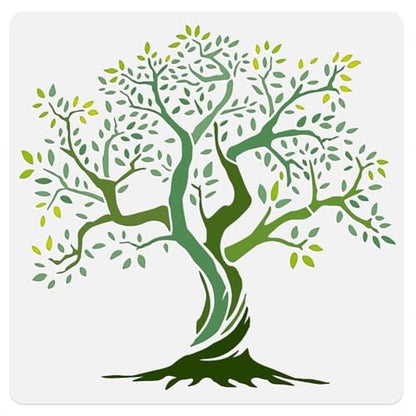 Tree of Life Stencil, Reusable Painting Template, DIY Home Decor - style: Tree of Life A
