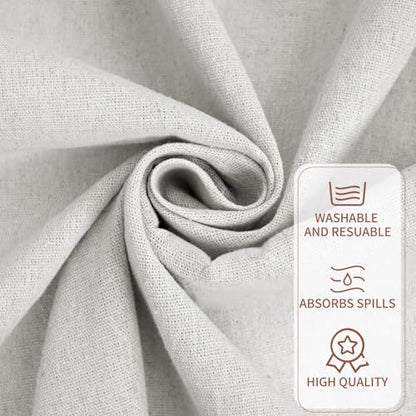 Canvas Drop Cloth for Painting Recycled Cotton 4 Pack,4x5ft - color: Natural, size: 4 x 5 ft