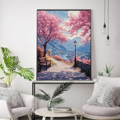 WUSARPLY Landscape Diamond Painting Kits for Beginner Adults - color: YH023