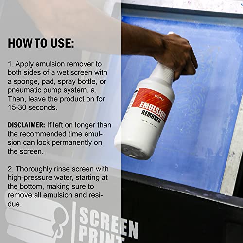 Ecotex Screen Printing Emulsion Remover, Diazo Photo Stencil Remover, Pt - size: 16 Ounce (Pack of 1)