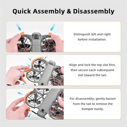 Neo 2 Propellers Guard Protector, Anti-Collision Blades Protective Cover Circle for DJI Neo 2 Drone Accessories TPE Crash Ring Lightweigh Bumper Quadcopter Improve Flight Safety(Dark Gray) - color: Dark Gray