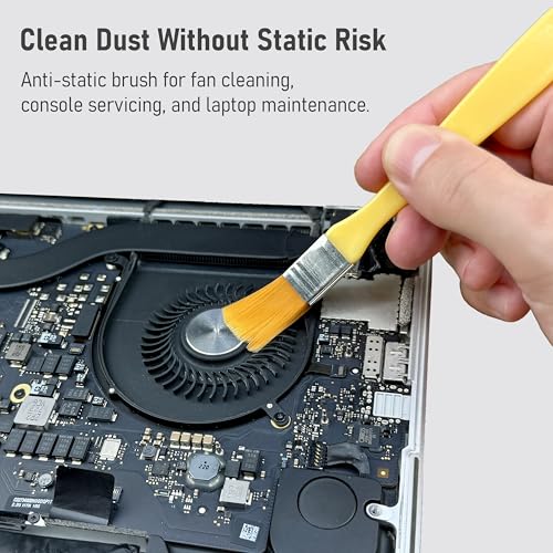 HowFixit 12-in-1 Electronics Opening Tool Kit, Professional Anti-Static Spudger Set with Plastic & Metal Pry Tools for Laptop, MacBook, PC, PS4, PS5, Xbox, Switch, Controller Repair - color: 12-in-1
